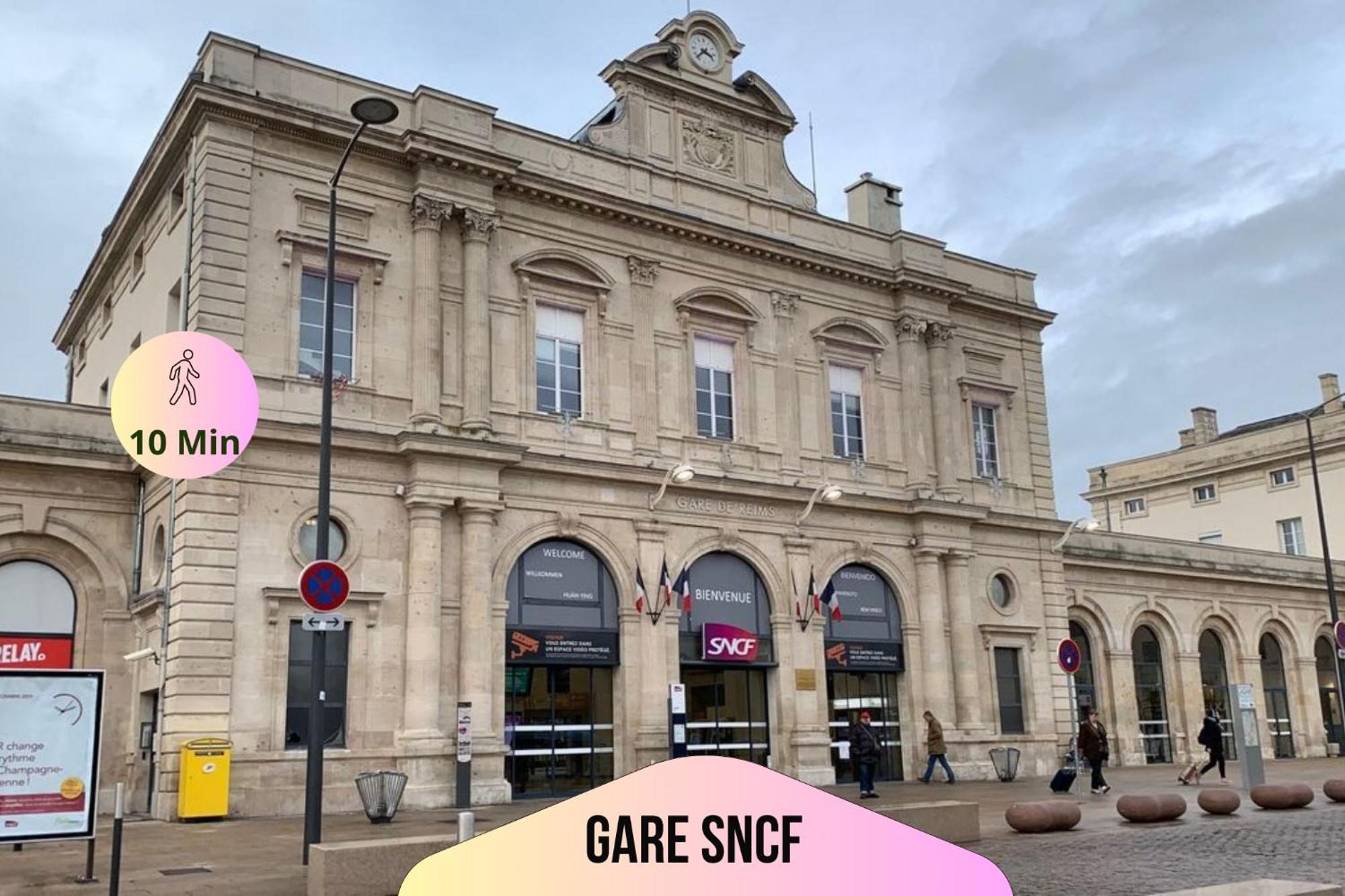 Refuge Urbain - Ideal Pro, Familles & Amis - Le Calme En Hypercentre - Wifi Haut Debit - Netflix - Machine A Laver - Gare, Cathedrale, Commerces, Restaurants & Transports En Commun A Moins De 10 Minutes A Pied Reims Exterior photo