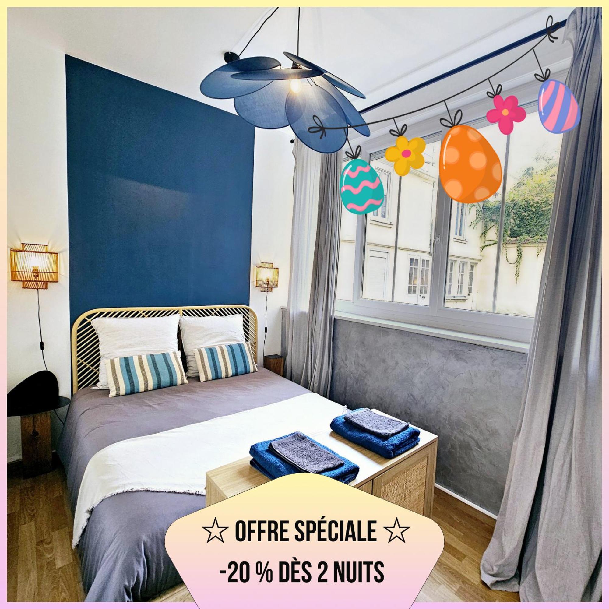 Refuge Urbain - Ideal Pro, Familles & Amis - Le Calme En Hypercentre - Wifi Haut Debit - Netflix - Machine A Laver - Gare, Cathedrale, Commerces, Restaurants & Transports En Commun A Moins De 10 Minutes A Pied Reims Exterior photo